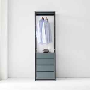 세미 시스템 드레스룸 아일랜드 서랍 행거 600 (착불)