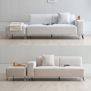 루이 2인소파 아쿠아텍스 [스툴 쿠션증정행사] 카페 매장 거실 인테리어 디자인쇼파