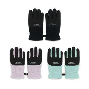 내셔널지오그래픽 키즈 K234KGL040 플리스장갑 3종택 1