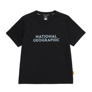 내셔널지오그래픽 N255UTS920 네오디 빅 로고 반팔 티셔츠 BLACK