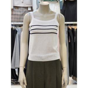 SOUP 세이브존07 여성 스트라이프 나시 니트 OA4VKT2