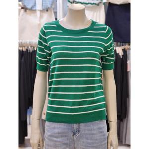 SOUP 세이브존07 여성 라운드넥 반팔 니트 OA6SKT0