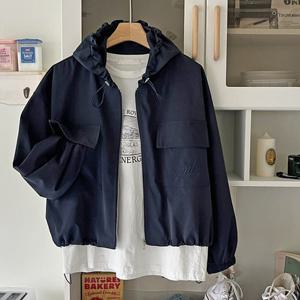 샵앤) 여성 아미 포켓 스트링 후드 점퍼 DGB-WJP-3717-네이비