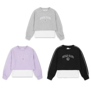 [탑텐키즈]여아) 테마 클래식캠퍼스 민소매 레이어드 스웨트셔츠 MKE3TR2201