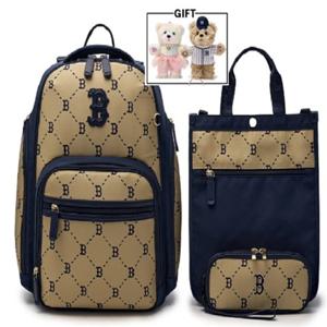 MLB 키즈 자카드 모노그램 3PCS 책가방 세트(7ABKMD35-43NYS)