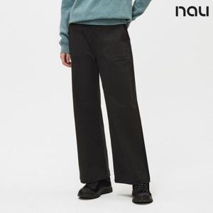 나우  (1NUPNW4504_DY) W코튼스판기모팬츠 D.GRAY