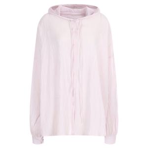 샵앤) 여성 반시스루 오버핏 스트라이프 후드 남방 셔츠 NTT-WBL-20298-연핑크