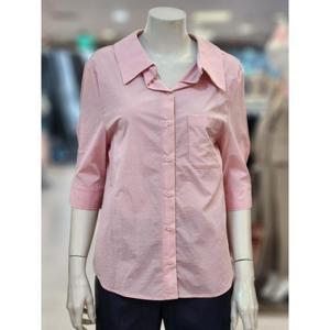 SOUP 세이브존07 자수 칠부 카라넥 블라우스 SB4LS35