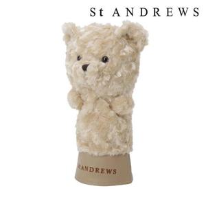 세인트앤드류스  (831E1CVA02BG) 공용 로고 테디베어 드라이버 커버