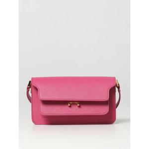 [MARNI] 라프리마 여성 숄더 백 트렁크 인 사피아노 leathers SBMP0121U0LV520 Z646C 스트로베리 /6