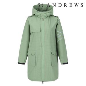 세인트앤드류스  (821E1JR004MT) 여성 패커블 체크 후드 레인 점퍼