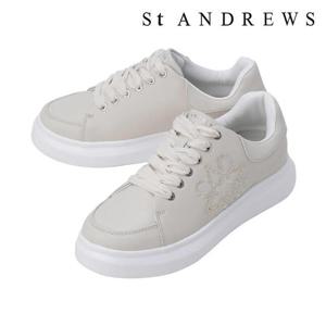 세인트앤드류스  (821E1SE052BG) 여성 스팽글 별 심볼 논스파이크 골프화