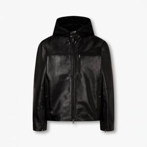 [스튜디오 톰보이]후드 패치드 램스킨 점퍼(양말 증정) (91U5161204)