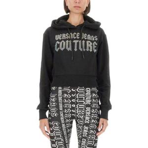 베르사체 넘버 로고 코튼 후드 1727664