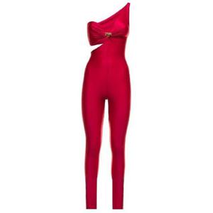 생로랑 원숄더 컷아웃 스트레치 점프수트 659515