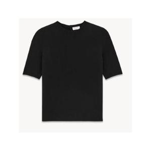 생로랑 크루넥 울 반팔 니트 1659586