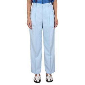 마르니 로고라벨 트로피컬 울 와이드 팬츠 911863