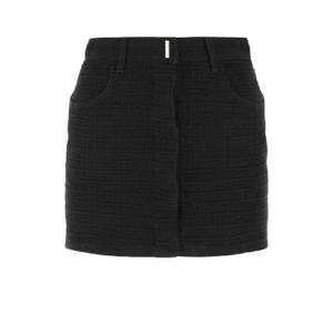 지방시 올오버 자카드 4G 데님 스커트 653149