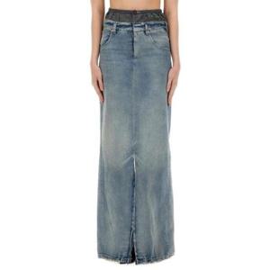 메종마르지엘라 레이어드 디테일 데님 스커트 1993507