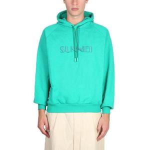 써네이 로고 자수 드로스트링 후드 668051