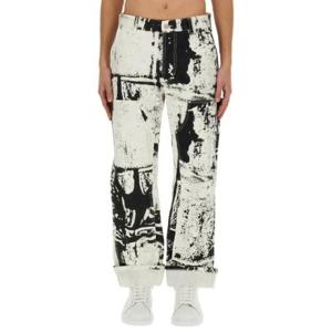 Alexander McQueen 알렉산더 맥퀸 화이트 데님 팬츠 2011477