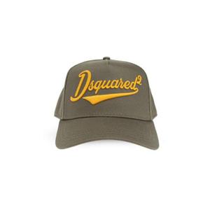 Dsquared2 로고 자수 곡선 피크 야구 모자 BCM088105C00001 M1845 TP934737546
