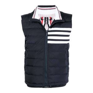 톰브라운 4바 스트라이프 패딩 조끼 네이비 MVD024X 07259 415