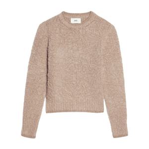 아미 브러쉬드 울 알파카 니트 베이지 FKS053 028 250