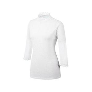 엘르골프 세이브존01 여성 넥셔링 골조직 목크넥 티셔츠 6I45402 100