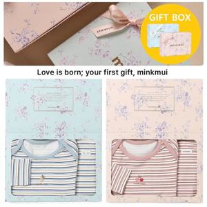 [밍크뮤]2종택1 스트라이프슬림내의 35A70-680-01 35A70-680-02 출산백일돌선물