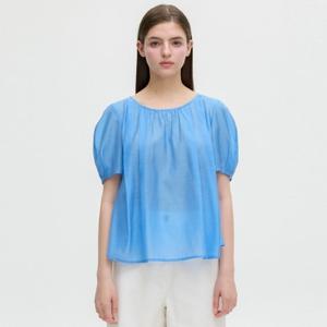 [올리브데올리브]등판리본 시스루 블라우스 (OW5MB609)