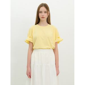 [올리브데올리브]소매 변형 져지 티셔츠 (OH5ME489)