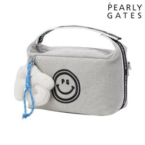 파리게이츠 (521E3BG007BK) 여성 스마일 투웨이 파우치백 & 퍼 키링