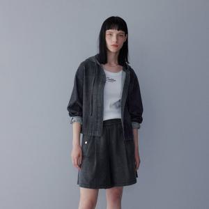 [보브]워싱 데님 후디드 점퍼7155320003