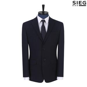 [지이크][단독특가] 25FW 프리미엄 울스판 솔리드 네이비 정장세트 PFJP2030NADN
