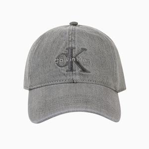 CK진  남녀공용 CKJ 모노그램 데님 엠브로이더리 볼캡(4G5007G-PA7)