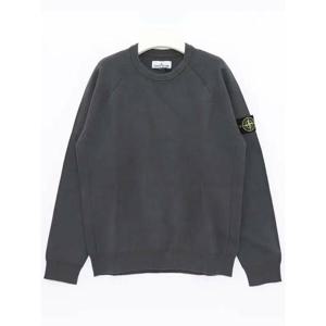 라프리마 스톤아일랜드 527A6 DoubleFace 소프트 코튼 얀 크루넥 Knit Loose 핏 더블페이