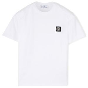 25FW 스톤 가슴패치 반팔티 화이트 K2S152100027 S0013 V0001