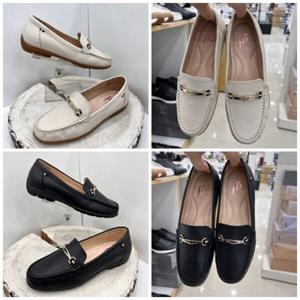 [에스콰이아]에스콰이아  여성 경량 금속 등장식 캐주얼 로퍼 2c