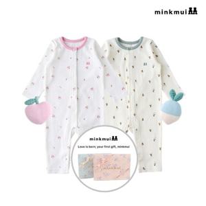 [밍크뮤]IV 리본체리SET우주복 35A7004109 35A70-041-09 35A70-041-08 출산