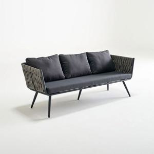 A9103 인조라탄 철제 3인 소파 1color 철제소파 라탄의자 라탄소파 인조라탄소파 2인소파 테라스소파 카페소파 베란다소파 거실소파