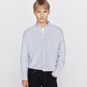 [지오다노] 남자 옥스포드 긴팔 레귤러핏 기본 면 남방 셔츠 045902