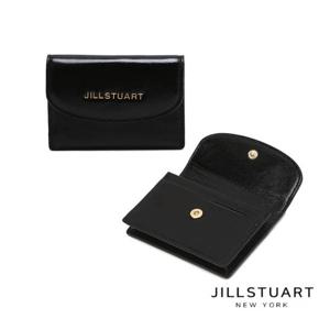 [질스튜어트] 블랙 로고 포인트 장식 소가죽 카드지갑 JAWA5E521BK