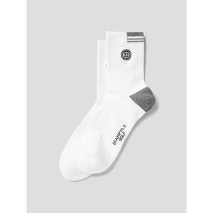 [빈폴골프ACC] (BE58KTB111) 남성 미들삭스 - 화이트