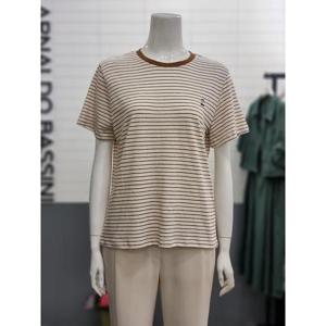 아날도바시니 세이브존02 배색단가라 티 AY09TS17S