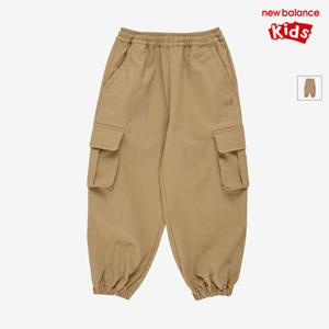[뉴발란스키즈] NK9TF3201U(35) 베이지 Street Essential) 면트윌 카고 조거 팬츠