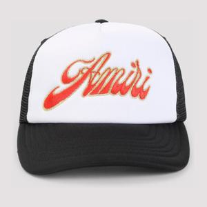 아미리 로고 메쉬 백 트러커 캡 AMHATR1041 BLACK