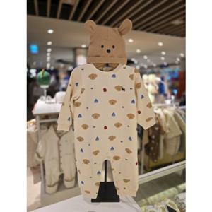 [블루독베이비] 25 FW(IV)도기 우주복 모자세트(45C7067502)신생아 백일 돌 선물 유아 아가옷 조카 (45C706