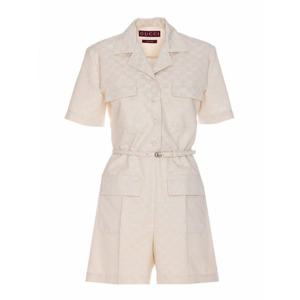 [GUCCI] 라프리마 여성 점프수트 Gg 로고 818256Z8BYU2304 베이지 /8