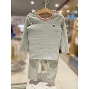 블루독베이비[hu] 25.FW겨울신상 MN)캔디골지내의 45C70-054-12 유아내의 신생아 기모내복 실내복 출산